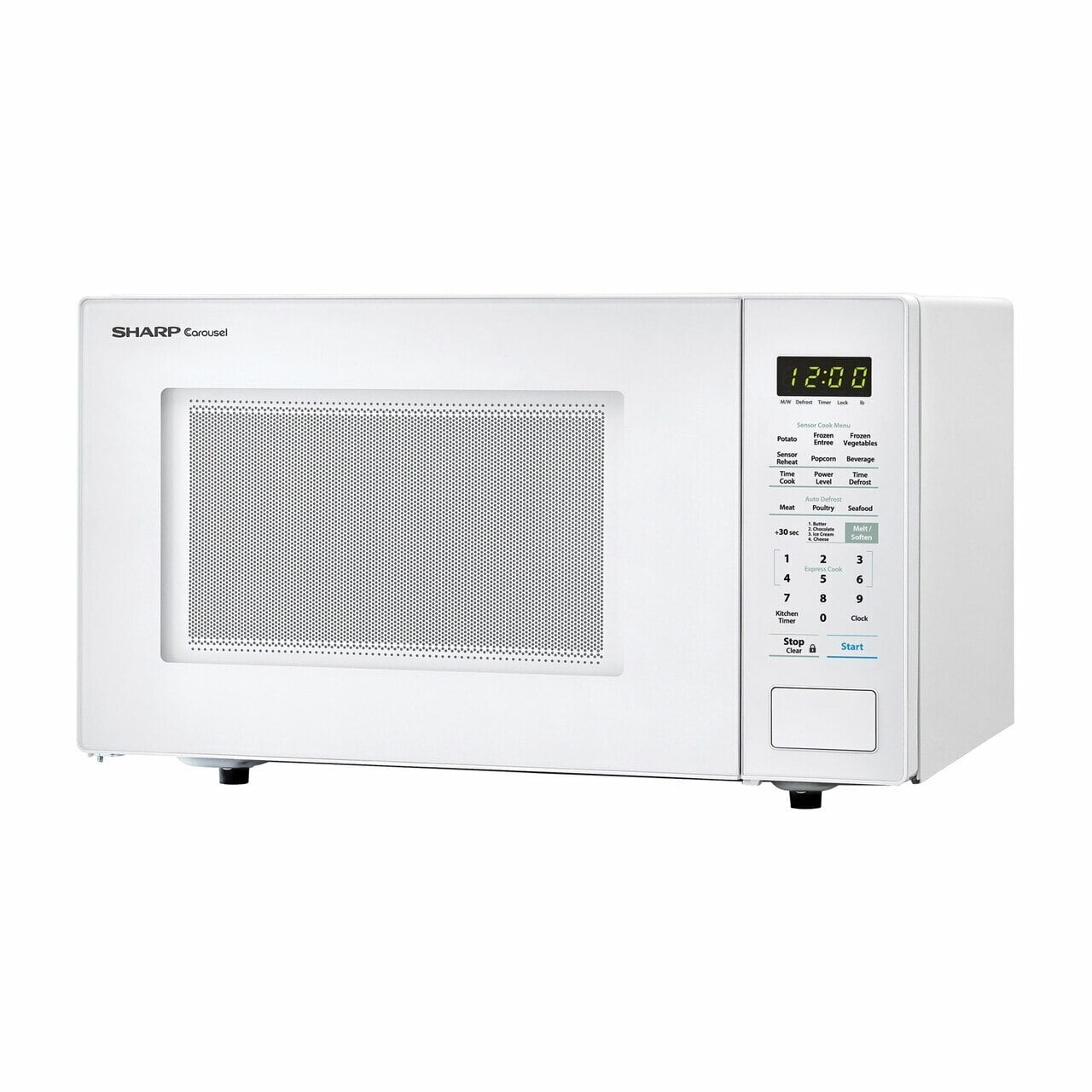 Sharp SMC1441CW 1.4 Cu. Ft. 1000W Sharp White Countertop Microwave Oven