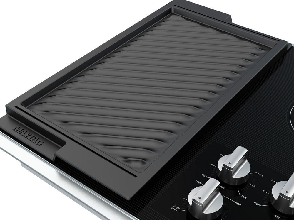 Maytag MEC8836HS 36-Inch Electric Cooktop With Reversible Grill And Griddle