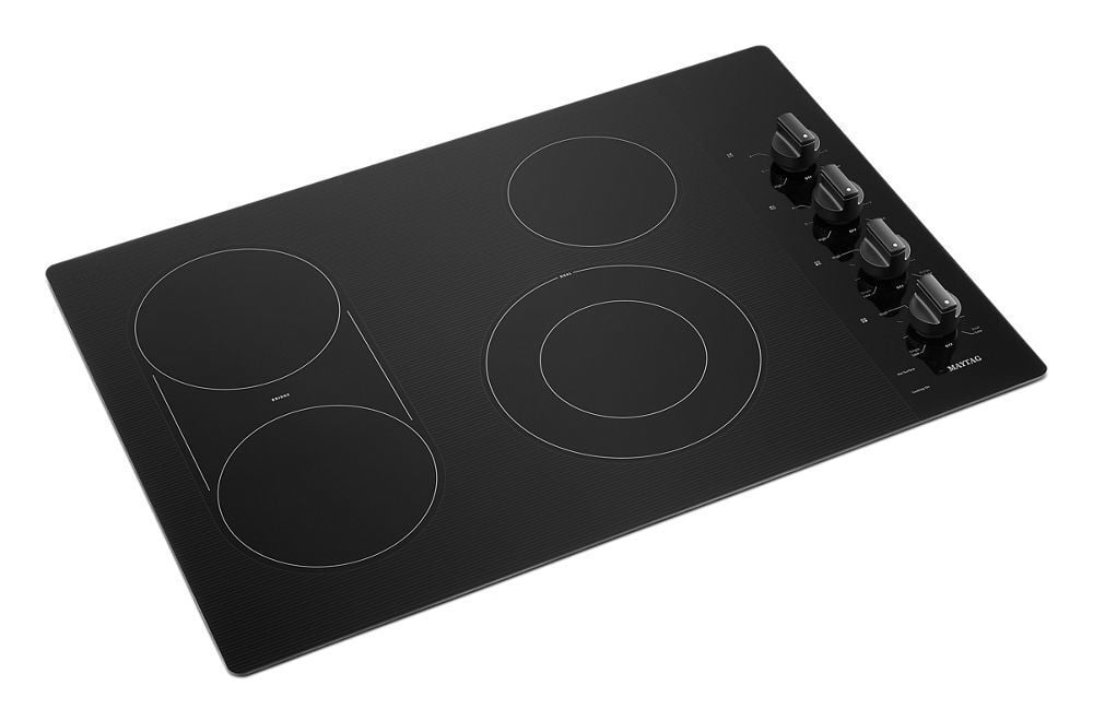 Maytag 30 in. 4-Burner Electric Cooktop with Griddle & Reversible