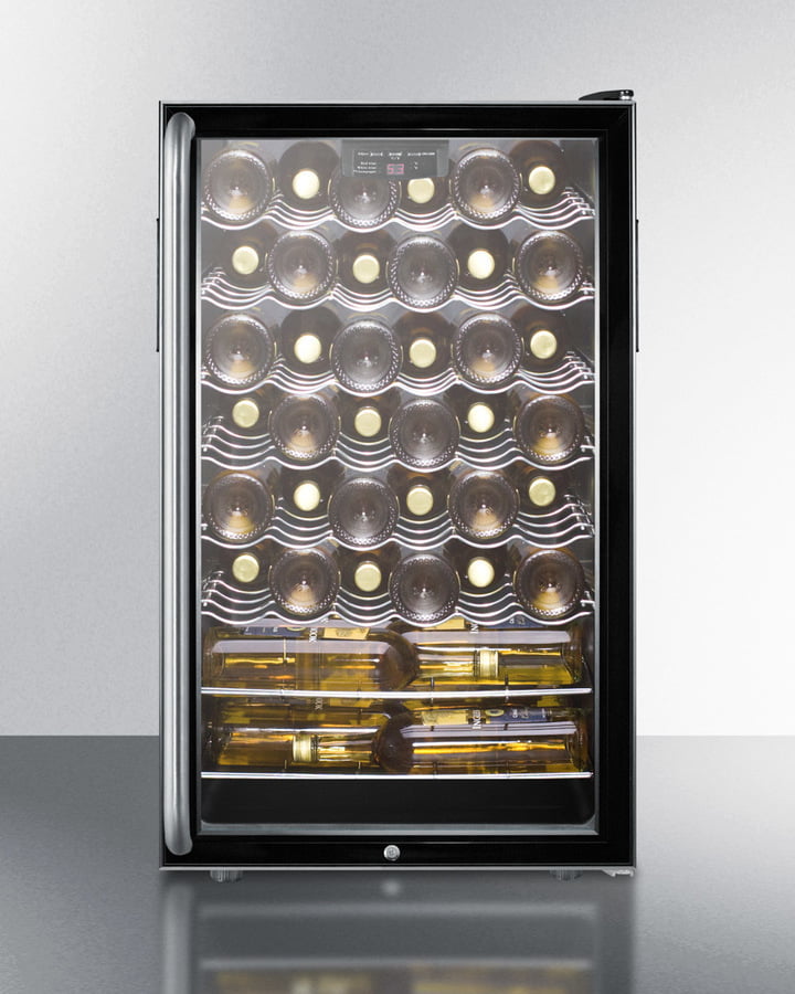 Summit SWC525LBI7SH 20" Wide Built-In Wine Cellar