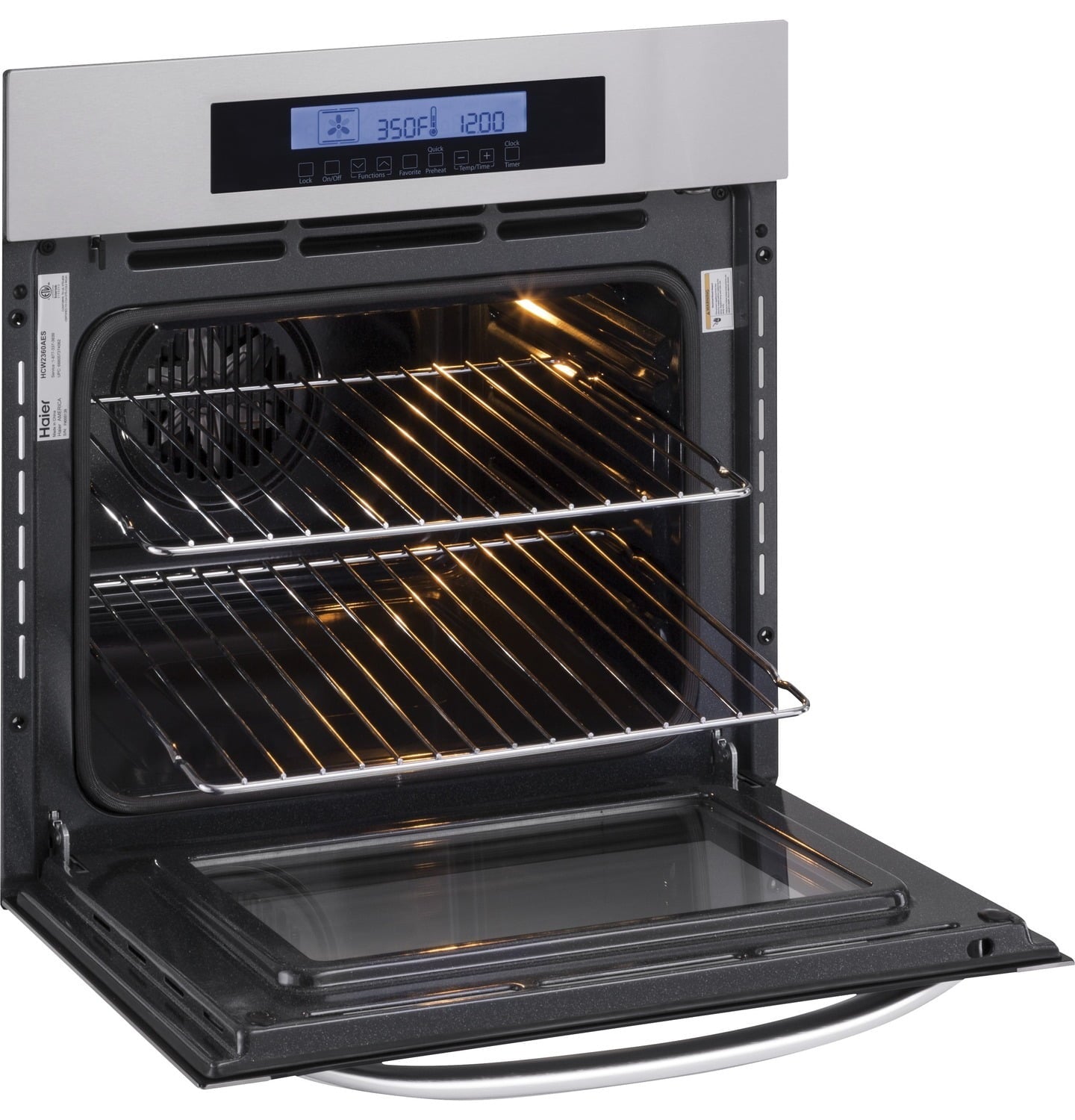 Haier HCW2360AES 24" Single 2.0 Cu. Ft.True European Convection Oven