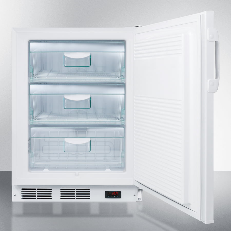 Summit VT65M7ADA Ada Compliant Commercially Listed -25 C Medical All-Freezer For Freestanding Use