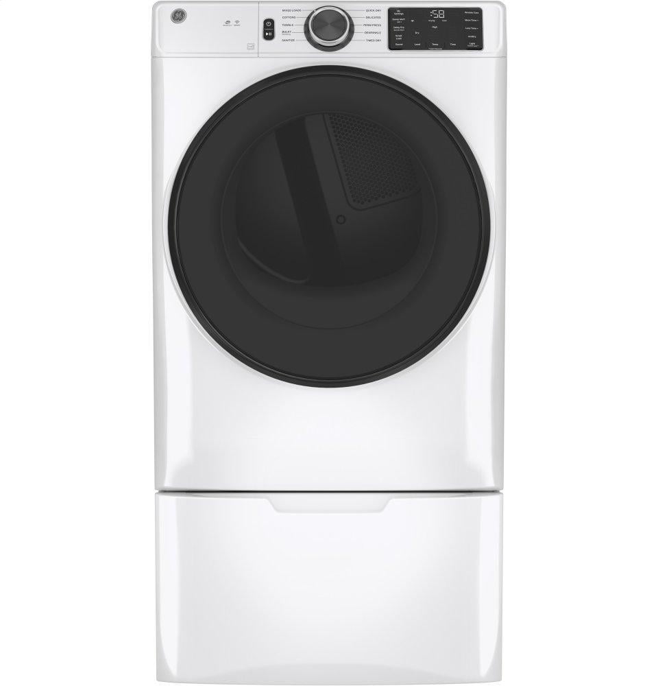 Ge Appliances GFD55GSSNWW Ge® 7.8 Cu. Ft. Capacity Smart Front Load Gas Dryer With Sanitize Cycle