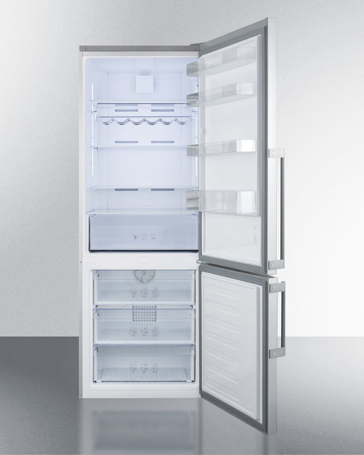 Summit FFBF286SS 28" Wide Bottom Freezer Refrigerator