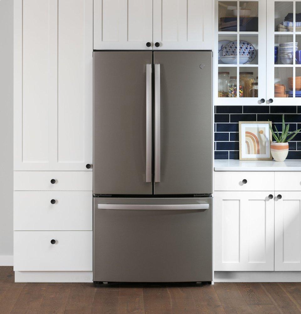 Ge Appliances GWE23GMNES Ge® Energy Star® 23.1 Cu. Ft. Counter-Depth French-Door Refrigerator