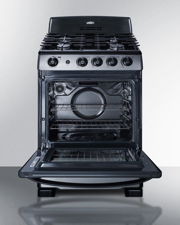 Summit PRO247SS 24" Wide Gas Range