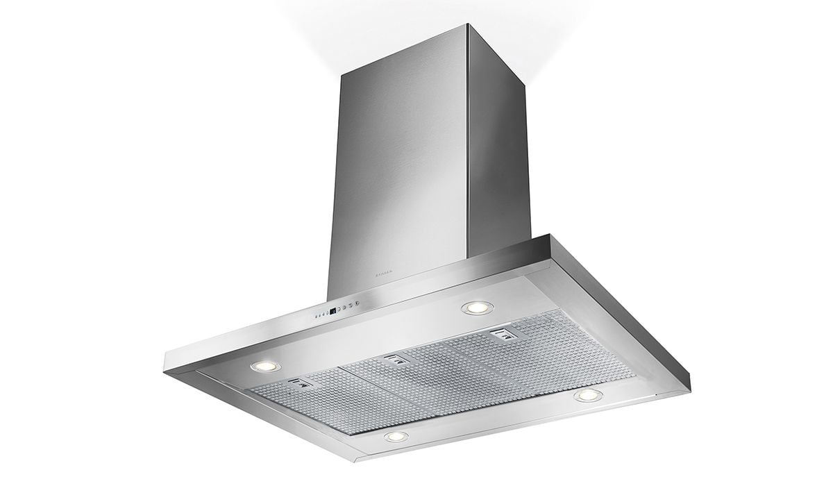 Faber BELAIS48SS600 48" T-Shape Chimney Island Hood