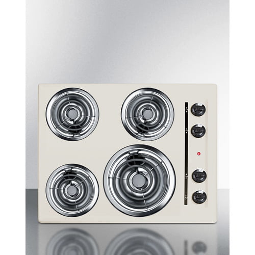 Summit SEL03 24" Wide 4-Burner Coil Cooktop