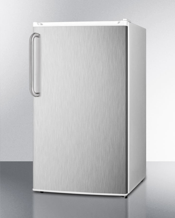 Summit FF412ESSSTB 19" Wide Refrigerator-Freezer