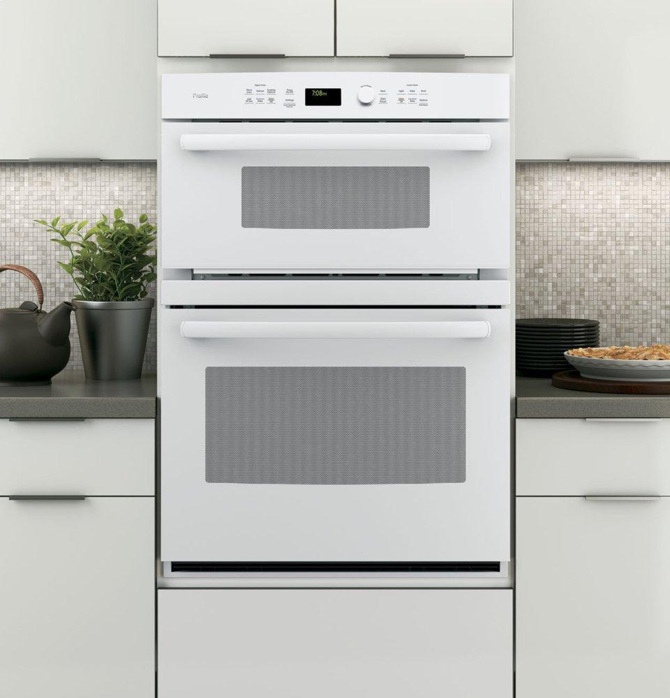 Ge Appliances PT7800DHWW Ge Profile&#8482; 30" Built-In Combination Convection Microwave/Convection Wall Oven