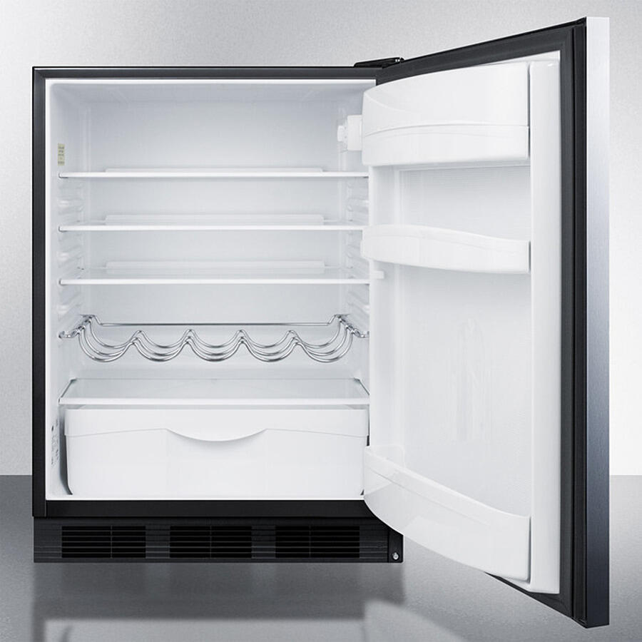 Summit FF63BKSSHH 24" Wide All-Refrigerator