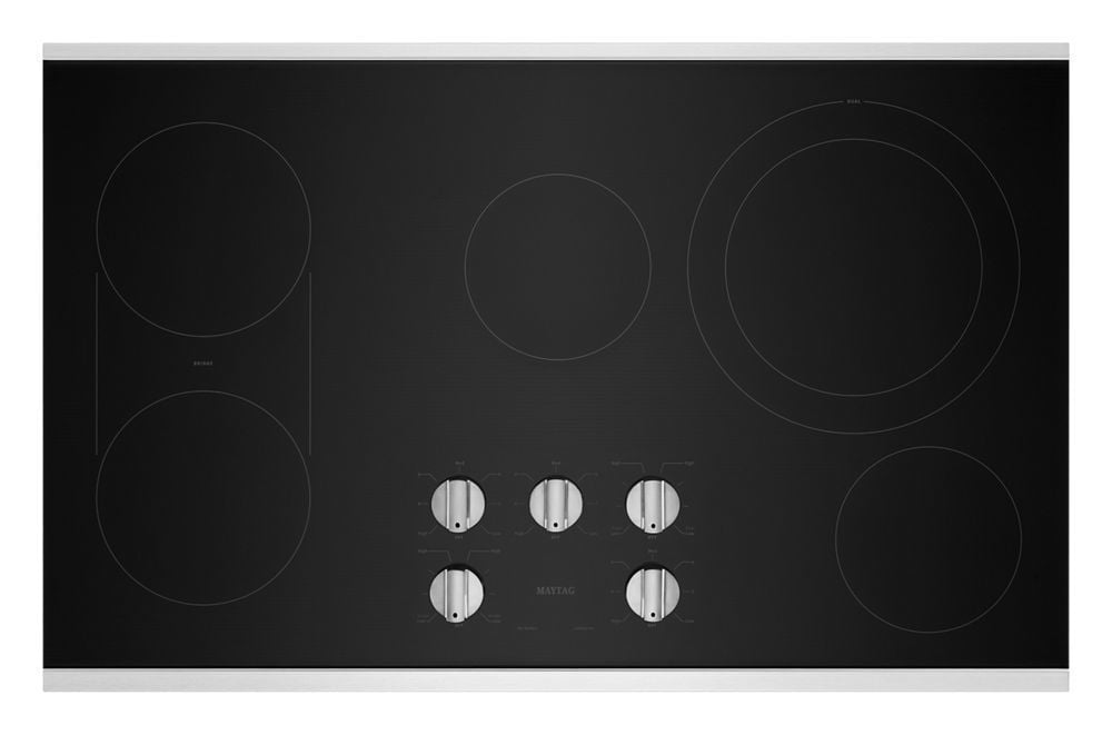 Maytag MEC8836HS 36-Inch Electric Cooktop With Reversible Grill And Griddle