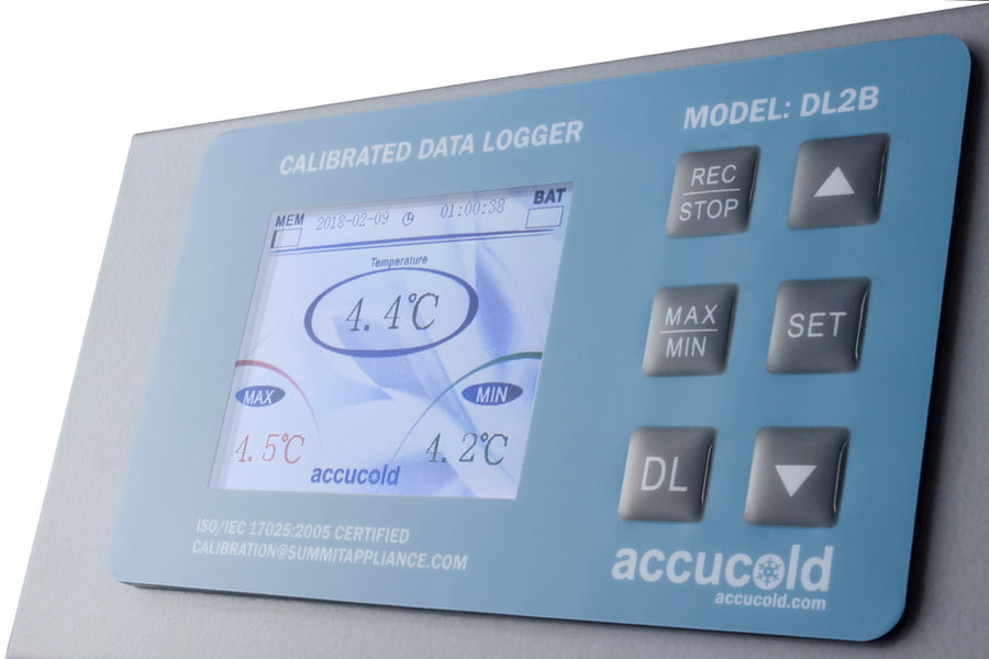 Summit DL2BKIT Nist Calibrated Usb Digital Data Logger With Lcd Display Of The Current And High/Low Temperature And Audible/Visual Temperature Alarm