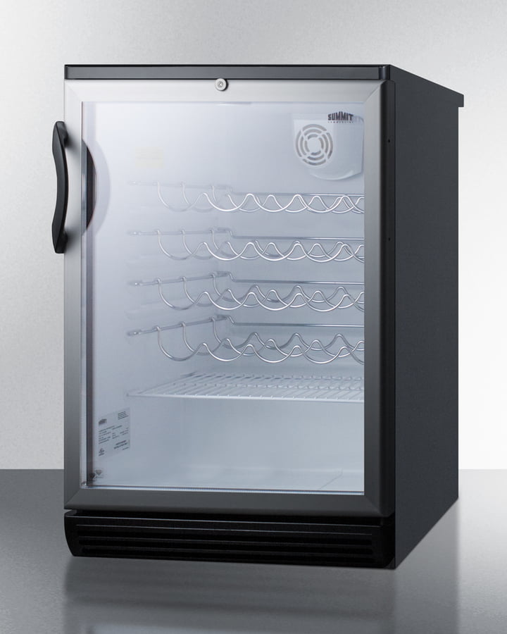 Summit SWC6GBLBI 24" Wide Built-In Wine Cellar