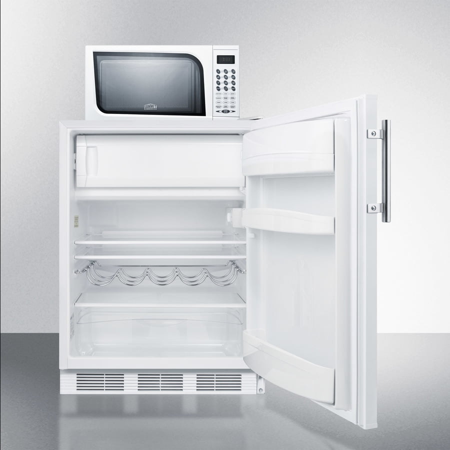 Summit MRF661 Microwave/Refrigerator-Freezer Combination