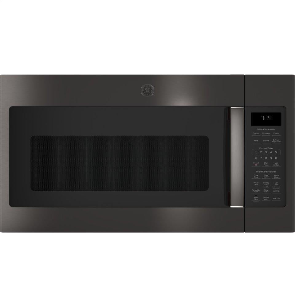 Ge Appliances JNM7196BLTS Ge® 1.9 Cu. Ft. Over-The-Range Sensor Microwave Oven With Recirculating Venting