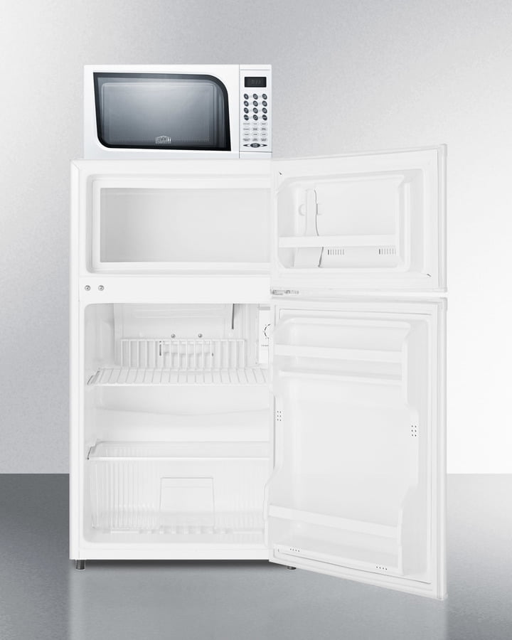 Summit MRF351W Microwave/Refrigerator-Freezer Combination