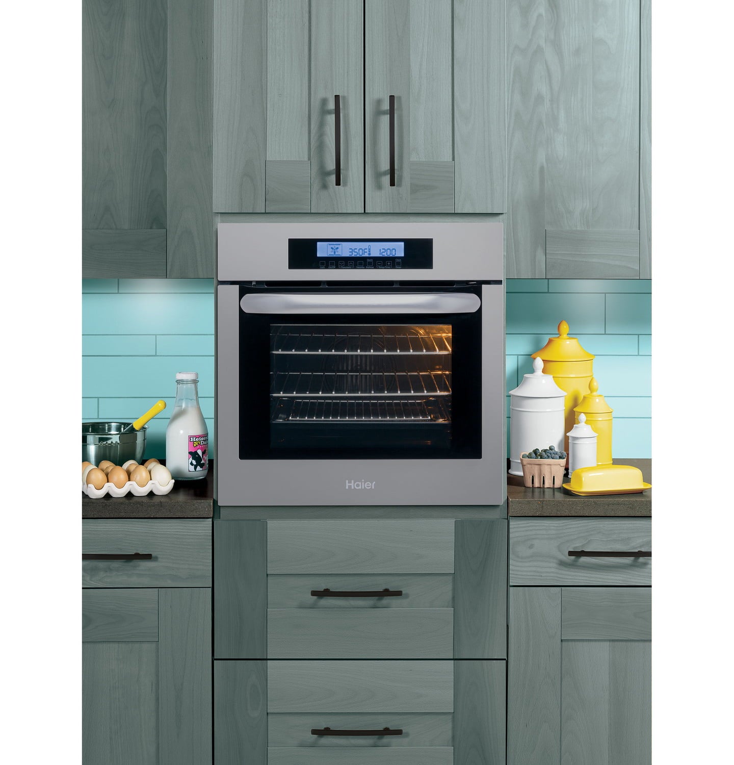 Haier HCW2360AES 24" Single 2.0 Cu. Ft.True European Convection Oven