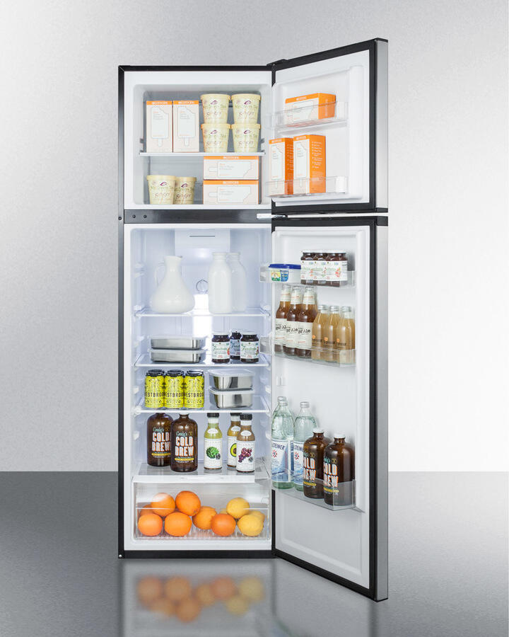 Summit FF923PL 22" Wide Top Mount Refrigerator-Freezer