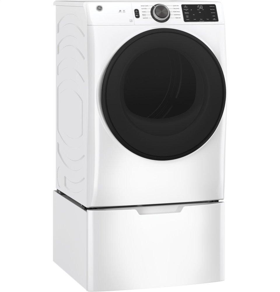 Ge Appliances GFD55ESSNWW Ge® 7.8 Cu. Ft. Capacity Smart Front Load Electric Dryer With Sanitize Cycle