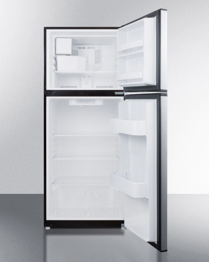 Summit FF1085SSIM 24" Wide Top Mount Refrigerator-Freezer With Icemaker