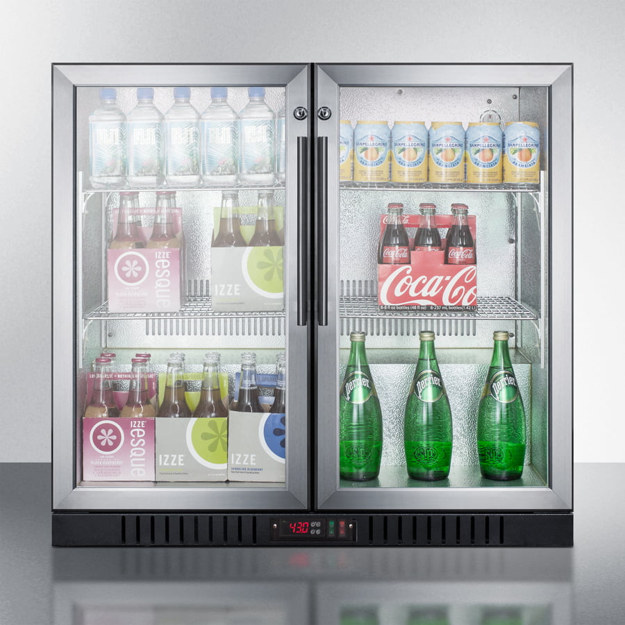 Summit SCR7012DB 36" Wide Beverage Center