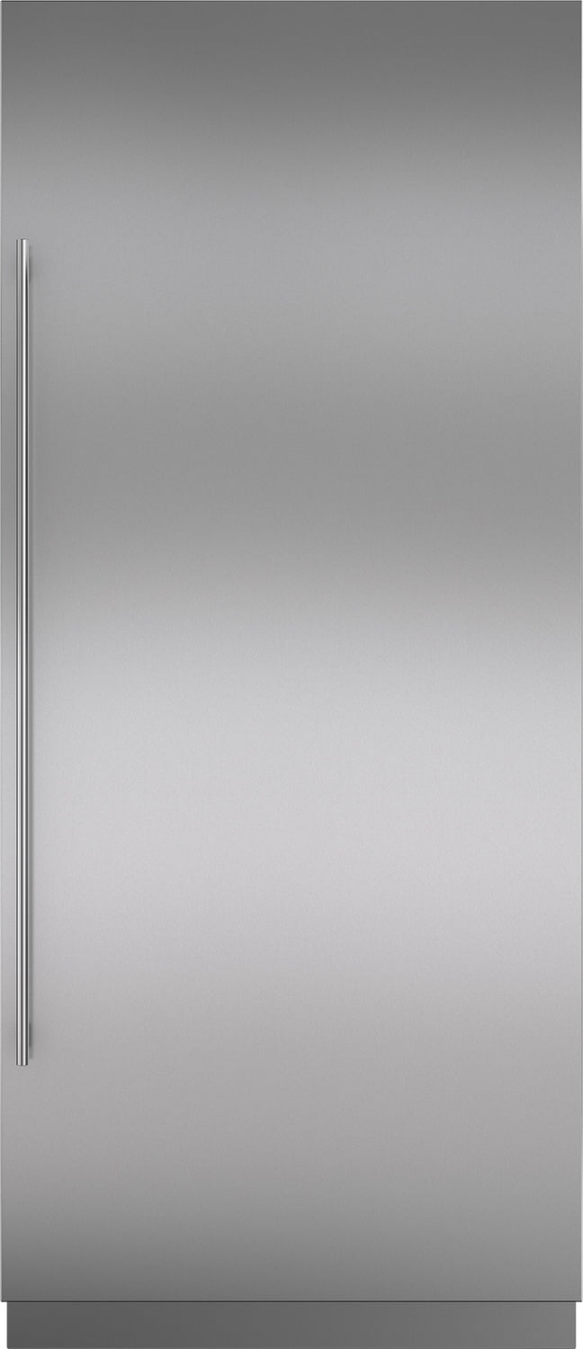 Sub-Zero 7025366 Stainless Steel Door Panel With Tubular Handle And 4