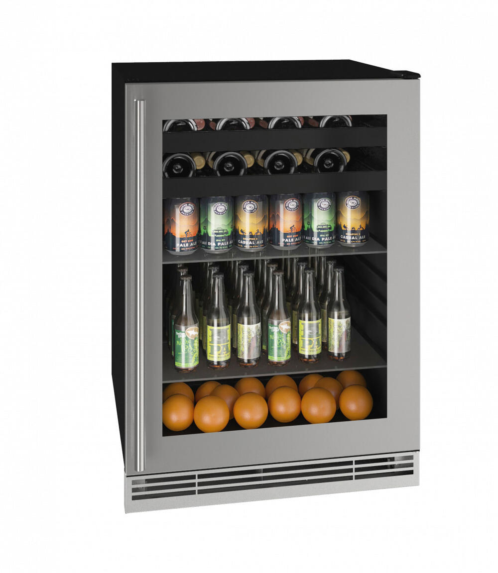 U-Line UHBV124SG01A Hbv124 24" Beverage Center With Stainless Frame Finish (115V/60 Hz Volts /60 Hz Hz)