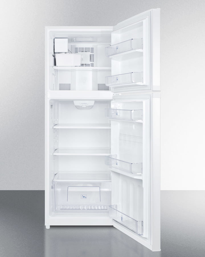 Summit FF1427WIM 26" Wide Top Mount Refrigerator-Freezer With Icemaker