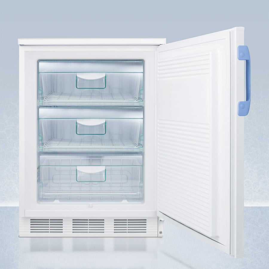 Summit VT65MLBI7MED2 Built-In Undercounter Medical/Scientific -25 C Capable All-Freezer With Front Control Panel Equipped With A Digital Thermostat And Nist Calibrated Thermometer/Alarm