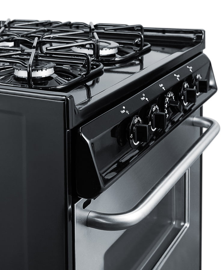 Summit TTM63027BKSW 24" Wide Gas Range