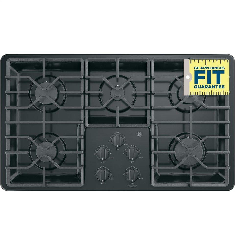 Ge Appliances JGP3036DLBB Ge® 36" Built-In Gas Cooktop With Dishwasher-Safe Grates