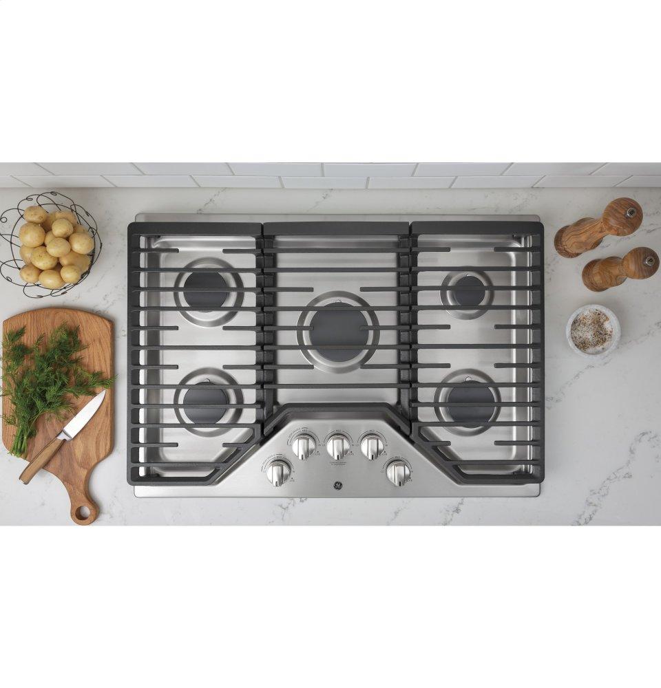 Ge Appliances JGP5030SLSS Ge® 30" Built-In Gas Cooktop With 5 Burners And Dishwasher Safe Grates