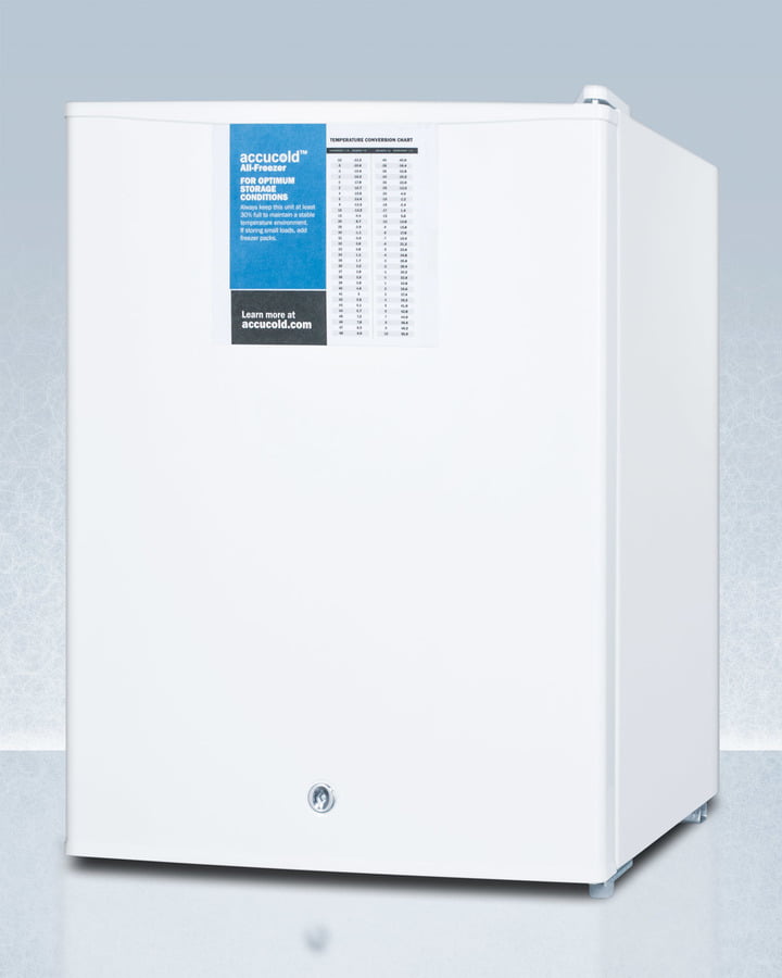 Summit FS30LPRO Compact Manual Defrost All-Freezer With Lock And Probe Hole