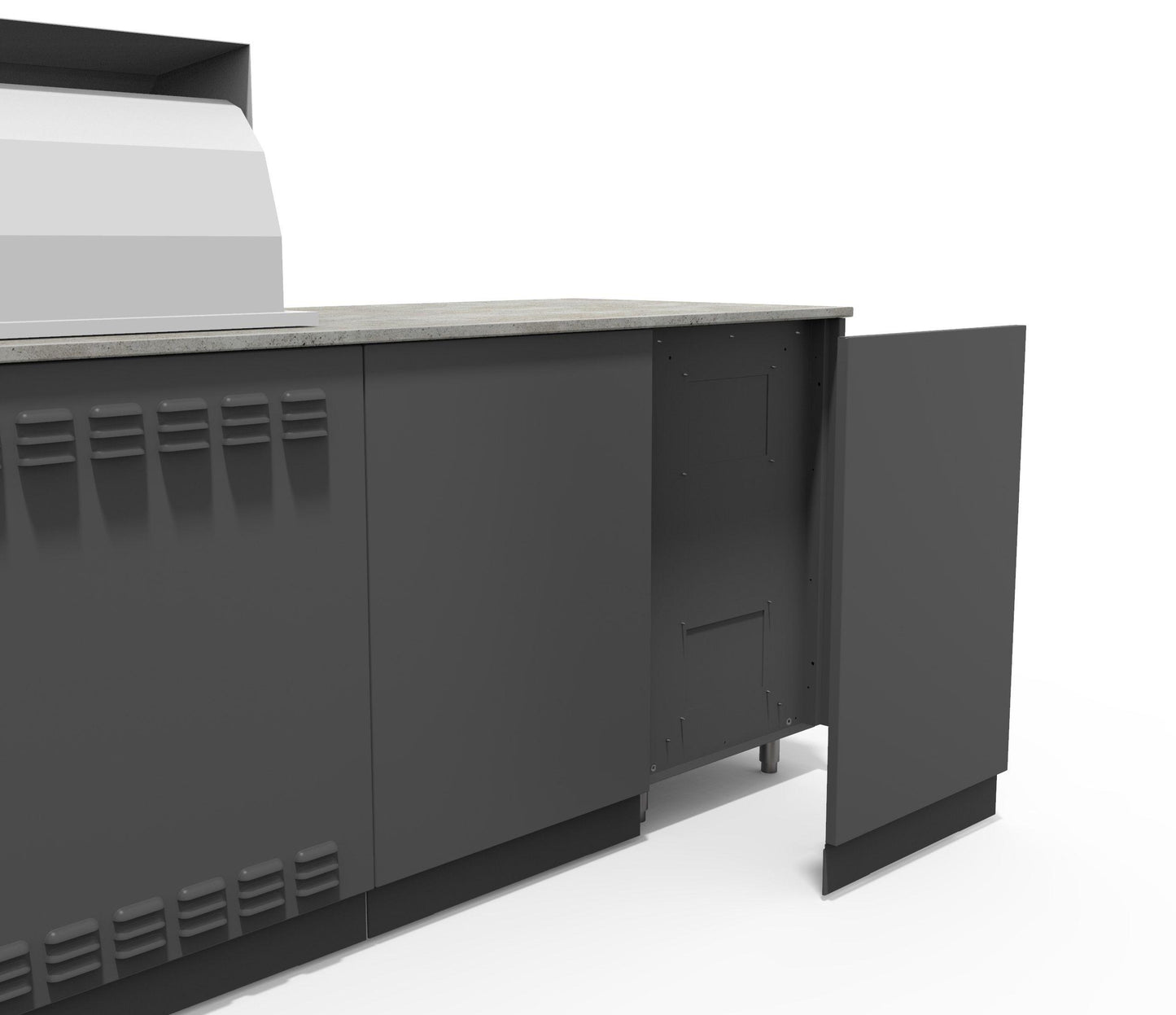 Urban Bonfire CSOHO42BCKPANTHRACITE Backpanel Kit For The Soho 42 Outdoor Kitchen (Anthracite)