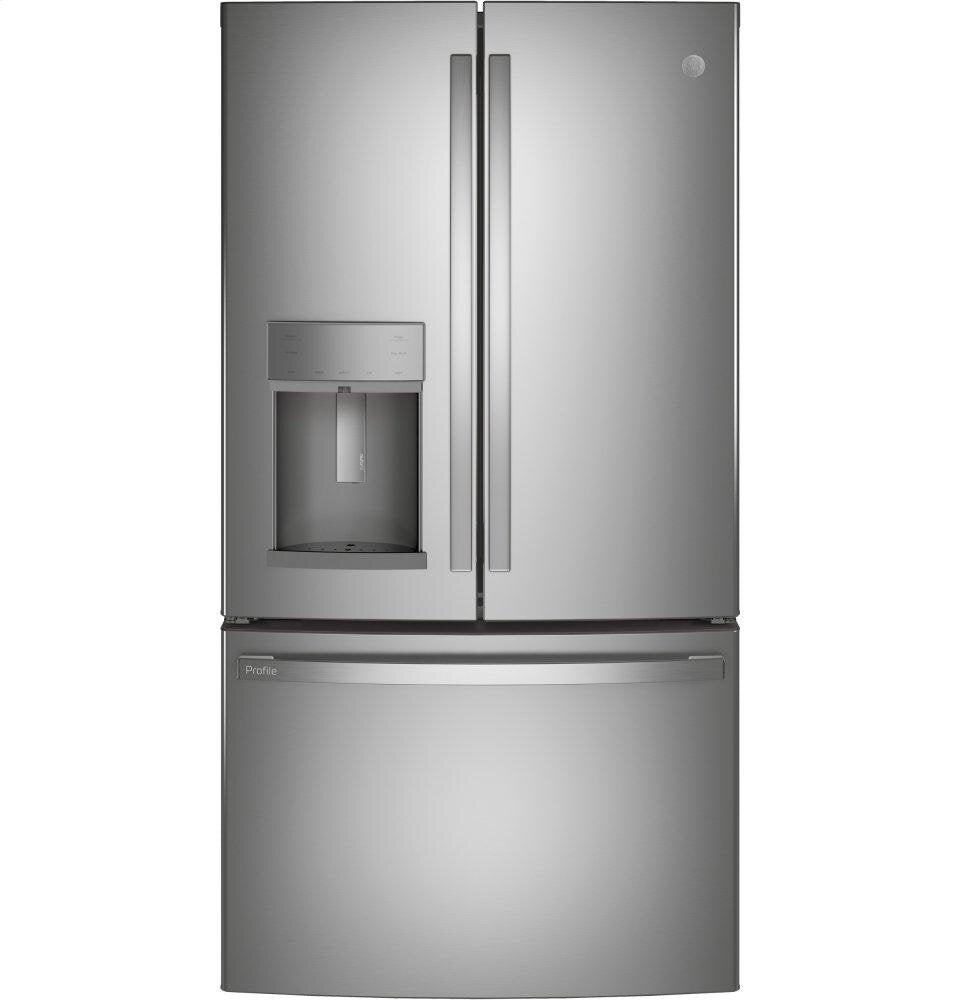 Ge Appliances PFD28KYNFS Ge Profile&#8482; Series 27.7 Cu. Ft. Fingerprint Resistant French-Door Refrigerator With Door In Door And Hands-Free Autofill