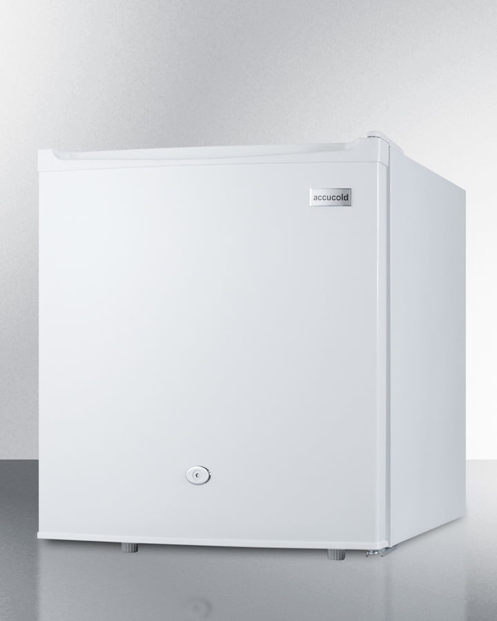 Summit FFAR23L Compact 1.7 Cu.Ft. All-Refrigerator In White With Automatic Defrost, Front Lock, And Flat Door Liner