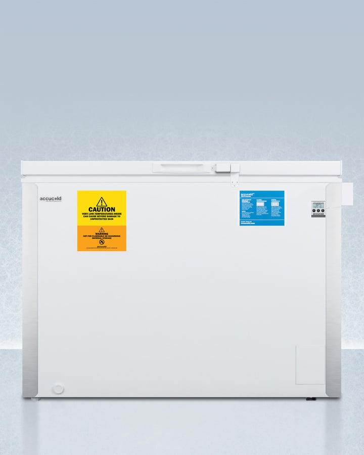 Summit VT85IB Laboratory Chest Freezer Capable Of -30 C (-22 F) Operation With Dual Blue Ice Banks