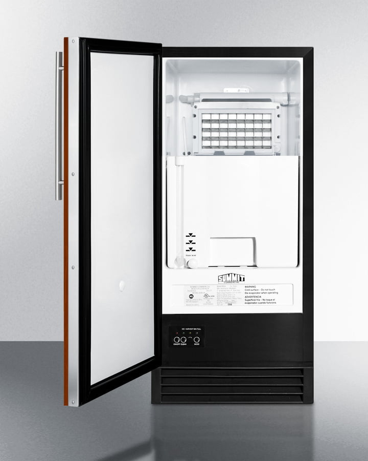 Summit BIM44GIF Built-In 50 Lb. Clear Icemaker