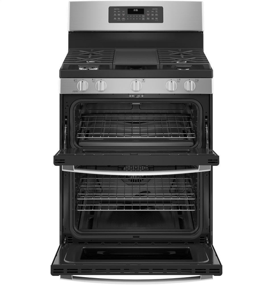 Ge Appliances JGBS86SPSS Ge® 30" Free-Standing Gas Double Oven Convection Range