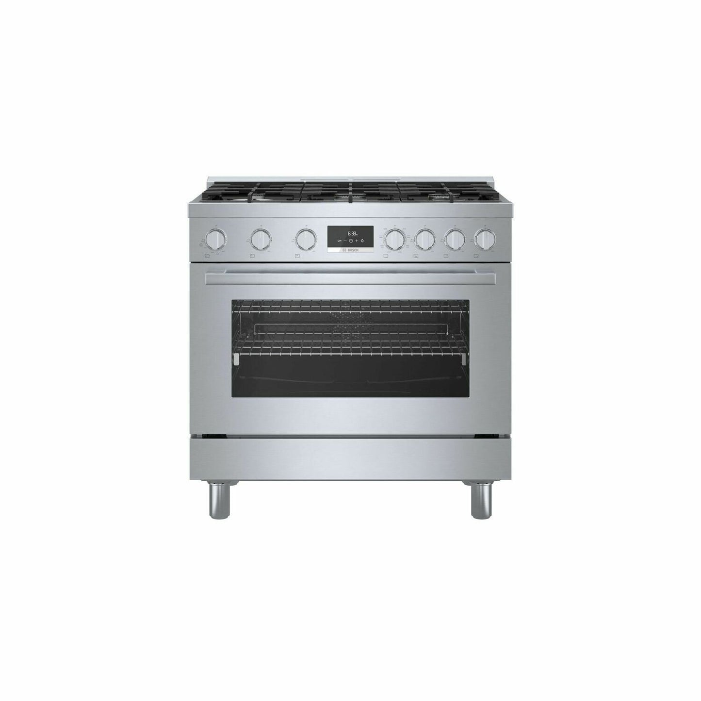 Bosch HDS8655U 800 Series Dual Fuel Freestanding Range 36'' Stainless Steel Hds8655U