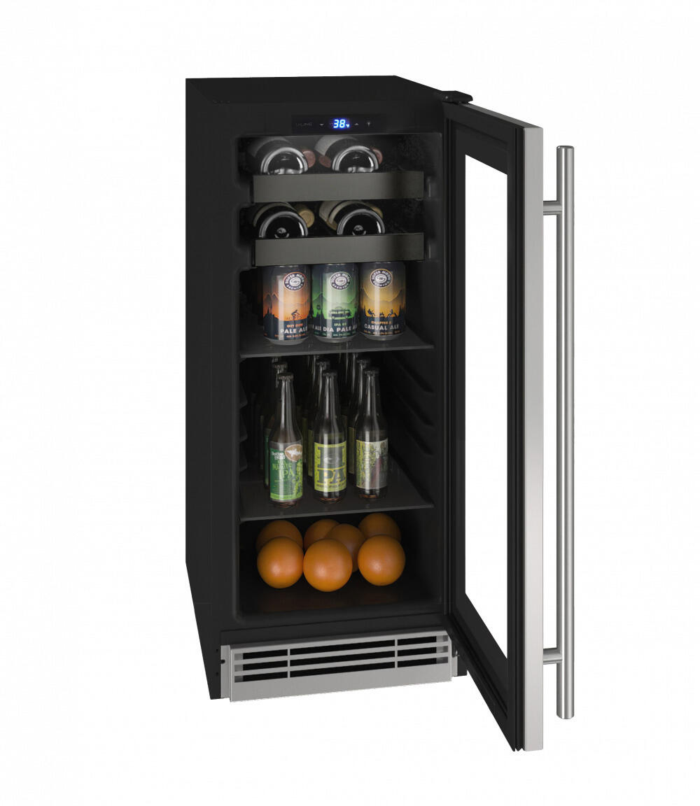 U-Line UHBV115SG01A Hbv115 15" Beverage Center With Stainless Frame Finish (115V/60 Hz Volts /60 Hz Hz)