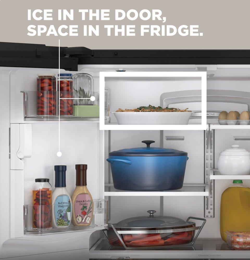 Ge Appliances GYE18JYLFS Ge® Energy Star® 17.5 Cu. Ft. Counter-Depth French-Door Refrigerator