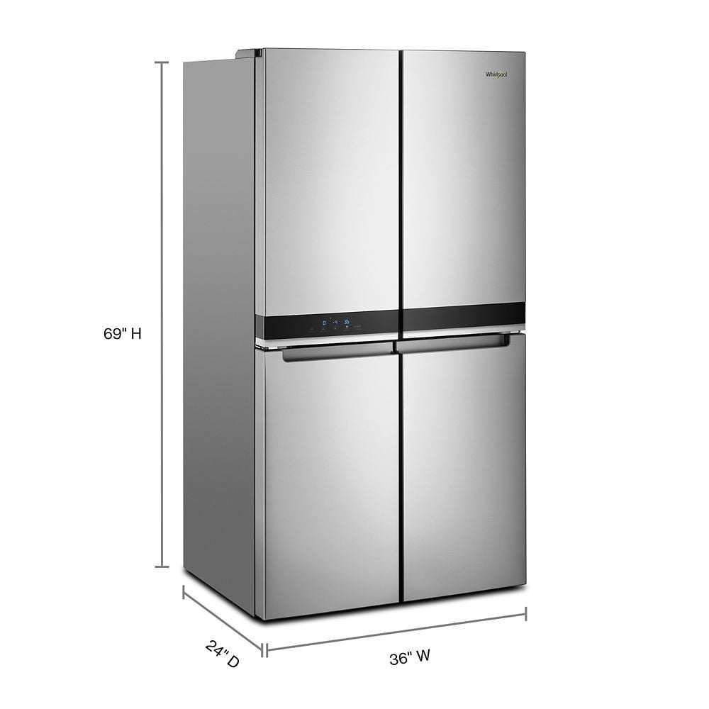 Transparent 4 Compartment Refrigerator Fresh-keeping Box Large
