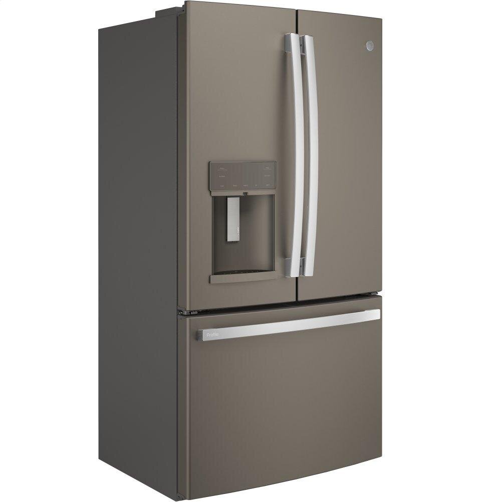 Ge Appliances PYE22KMKES Ge Profile&#8482; Series Energy Star® 22.1 Cu. Ft. Counter-Depth French-Door Refrigerator With Hands-Free Autofill