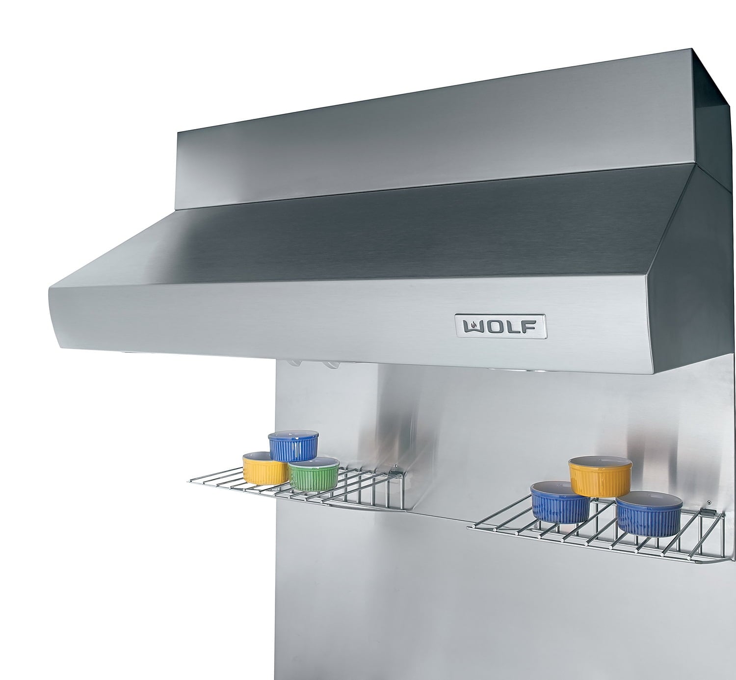 Wolf 810435 Backsplash With Warming Racks