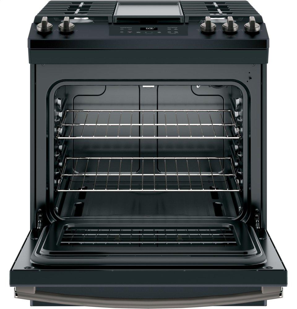 Ge Appliances JGSS66FELDS Ge® 30" Slide-In Front Control Gas Range