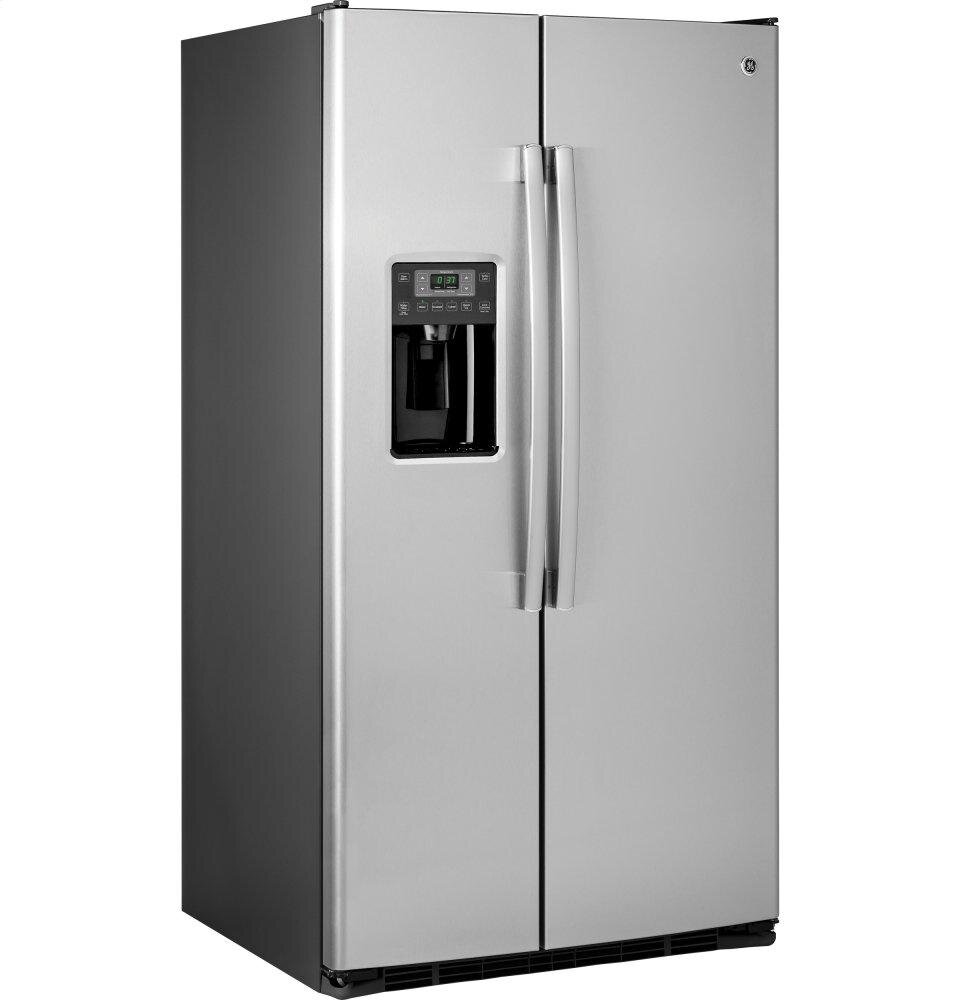 Ge Appliances GSE25GSHSS Ge® Energy Star® 25.3 Cu. Ft. Side-By-Side Refrigerator