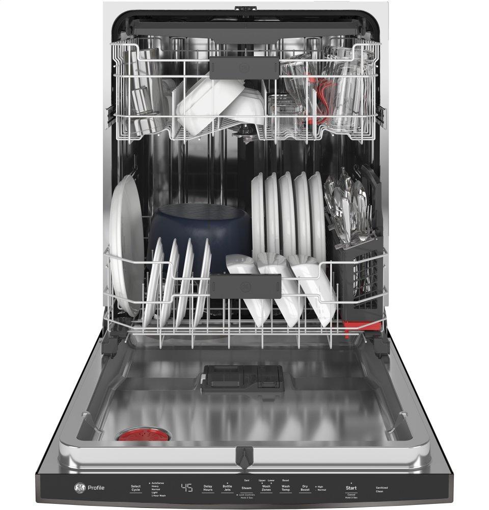 Ge Appliances PDP715SBNTS Ge Profile&#8482; Top Control With Stainless Steel Interior Dishwasher With Sanitize Cycle & Dry Boost With Fan Assist