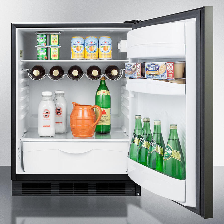 Summit FF63BKBIKSHH 24" Wide Built-In All-Refrigerator